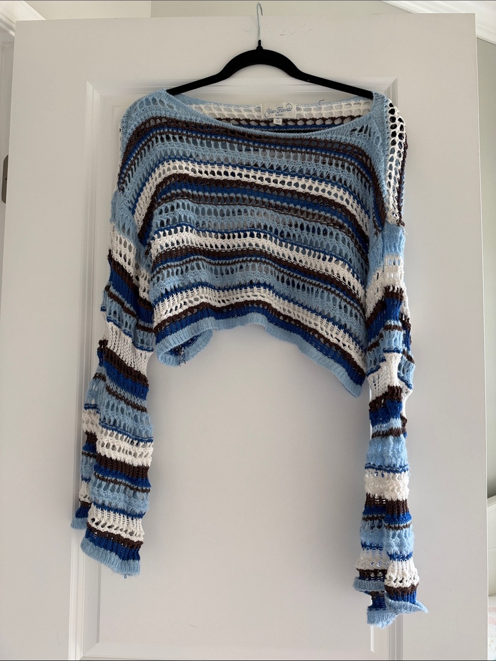 Pacsun Crochet Long Sleeve Sweater M
